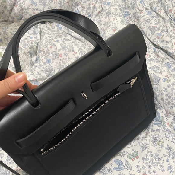 Hermes herbag 31 black SHW - Picture 3 of 4
